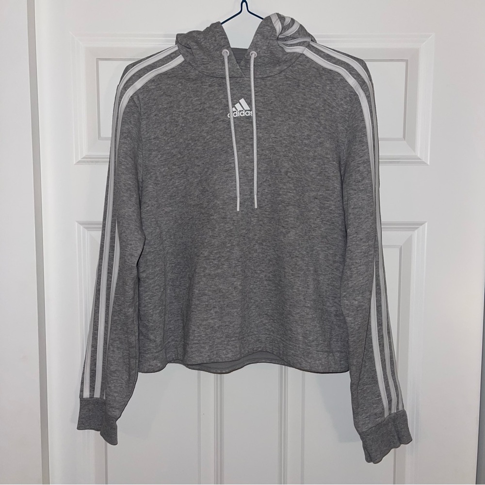 Adidas Gray Women's Hoodie Sweater